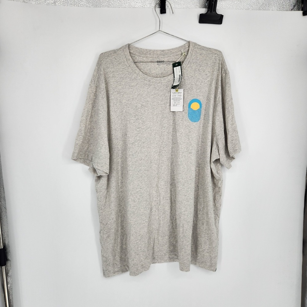 Tasc Performance Men's Light Gray 3XL Carrrollton Graphic Tee NWT